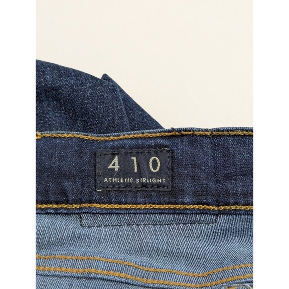 Lucky Brand Jeans 410 Athletic Straight 32 X 32 Medium Dark Wash Blue Stretch - Picture 5 of 6